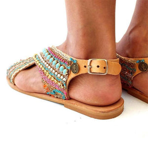 Fashion Vintage Bohemian Flat Sandals