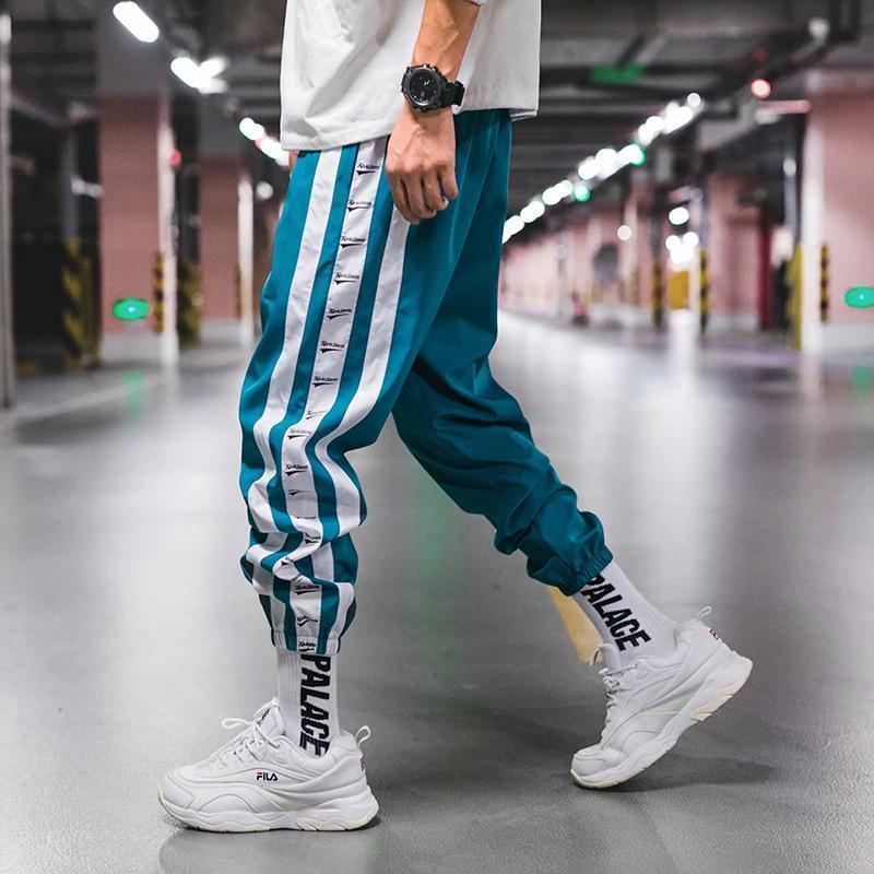 Street Hiphop Beamed String Casual Pants