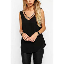 Load image into Gallery viewer, V Neck  Asymmetric Hem  Plain Vests