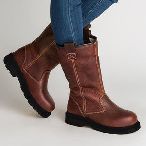 Fashion Comfortable Women Low Heel Boots