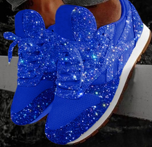 Load image into Gallery viewer, Women&#39;s Solid Color Sequined Sneakers