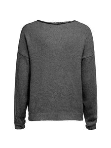 V Neck Long Sleeve Plain Knitting Sweaters