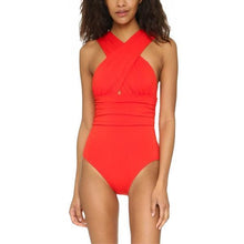 Load image into Gallery viewer, Sexy Bikini Cross One-piece Swimsuit