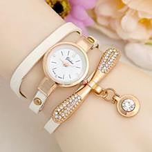 Load image into Gallery viewer, Fashion Pu Leather Ladies Quartz Casual Wristwatch Woman&#39;s Watch