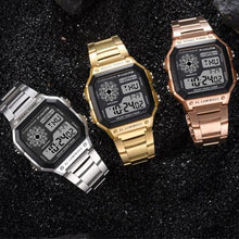 Load image into Gallery viewer, Square Business Waterproof Multifunction Sports Electronic Watch Men