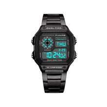 Load image into Gallery viewer, Square Business Waterproof Multifunction Sports Electronic Watch Men