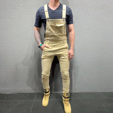 Load image into Gallery viewer, Men&#39;s Fashion Pure Colour Denim Overalls