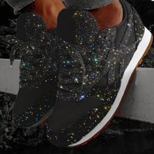 Load image into Gallery viewer, Women&#39;s Solid Color Sequined Sneakers