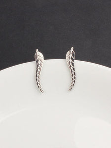 Fashion Leaf Alloy Earrings