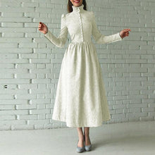 Load image into Gallery viewer, Flash Sale Long Sleeve Retro Maxi Dress