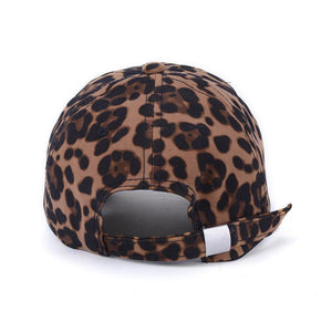 Fashion   Casual  Leopard print  Baseball cap topee casquette