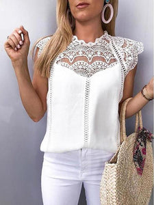 Elegant Lace Patchwork Camis