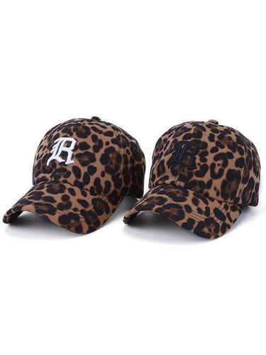 Fashion   Casual  Leopard print  Baseball cap topee casquette