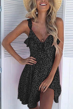 Load image into Gallery viewer, Spaghetti Strap  Backless  Floral Printed  Sleeveless Casual Dresses