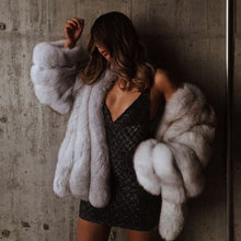 Load image into Gallery viewer, Fashion Faux Fur Long Sleeve Coats