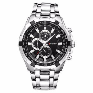 Fashion Casual Men's Stainless Steel Quartz Watch