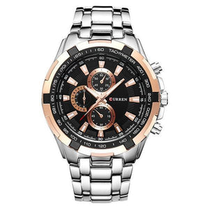 Fashion Casual Men's Stainless Steel Quartz Watch