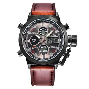 Men's Belt Quartz Digital LED Watch