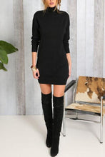 Load image into Gallery viewer, High Neck  Plain Bodycon Dresses