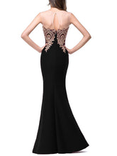 Load image into Gallery viewer, Formal See-Through Mermaid Evening Dress