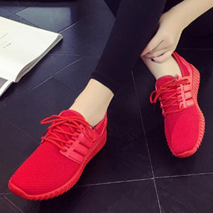 Plain  Flat  Criss Cross  Round Toe  Sport Sneakers