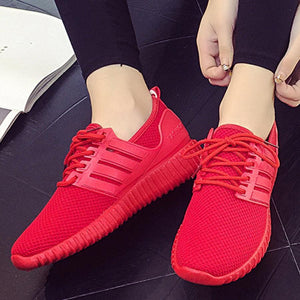 Plain  Flat  Criss Cross  Round Toe  Sport Sneakers