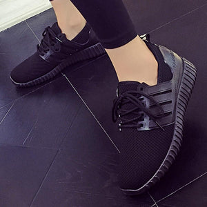 Plain  Flat  Criss Cross  Round Toe  Sport Sneakers