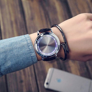 Fashion Mens Creativity LED Waterproof Watch