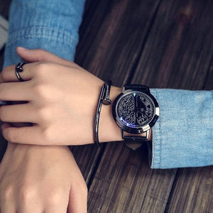 Fashion Mens Creativity LED Waterproof Watch