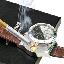 Load image into Gallery viewer, USB Lighter Men&#39;s Casual Quartz Wristwatches