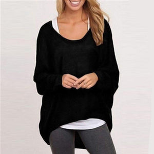 Casual Asymmetrical Long Sleeve Pullover