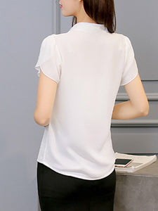 V Neck  Plain T-Shirts