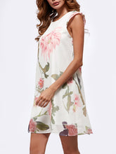 Load image into Gallery viewer, Round Neck  Printed Casual Dress