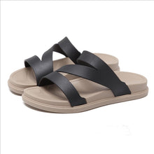 Load image into Gallery viewer, Flat  Peep Toe  Beach Casual Slippers