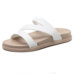 Flat  Peep Toe  Beach Casual Slippers