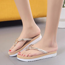 Load image into Gallery viewer, SOCOFY  Flat  Peep Toe  Beach Casual Slippers