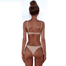 Load image into Gallery viewer, Sexy Pure Color Two-Piece Swimwear