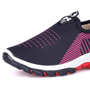 Color Block  Flat  Round Toe  Casual Sport Sneakers