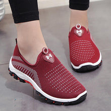 Load image into Gallery viewer, Color Block  Flat  Round Toe  Casual Sport Sneakers