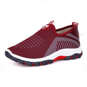 Color Block  Flat  Round Toe  Casual Sport Sneakers