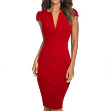 Load image into Gallery viewer, Sweet Heart  Plain Bodycon Dress