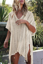 Load image into Gallery viewer, V-Neck Asymmetrical Side Slit Beachwear Smock