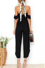 Load image into Gallery viewer, Black Sexy Stylish Off Shoulder Jumpsuit