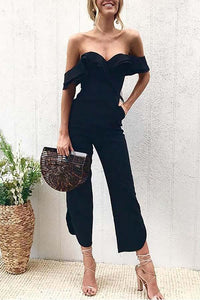 Black Sexy Stylish Off Shoulder Jumpsuit