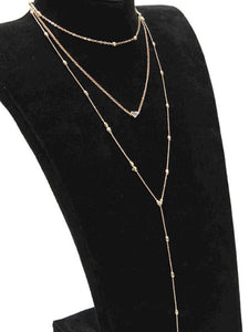 Three Pieces Long Necklaces For Women