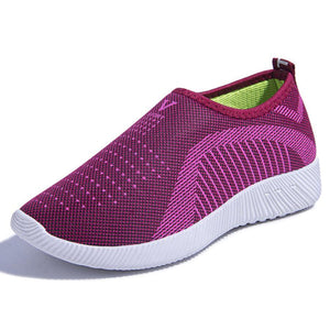 Color Block  Flat  Round Toe  Casual Sport Sneakers