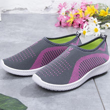 Load image into Gallery viewer, Color Block  Flat  Round Toe  Casual Sport Sneakers