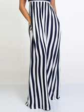 Load image into Gallery viewer, Stripe Sleeveless Wide Leg Jumpsuit