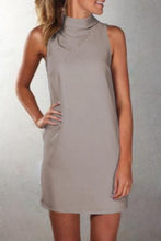 Load image into Gallery viewer, Crew Neck  Plain  Sleeveless Casual Dresses