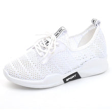 Load image into Gallery viewer, Plain  Flat  Criss Cross  Round Toe  Casual Sport Sneakers